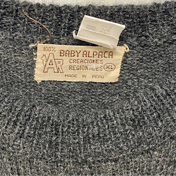 Baby Alpaca Crew Neck sweater XL - Picture 9 of 9
